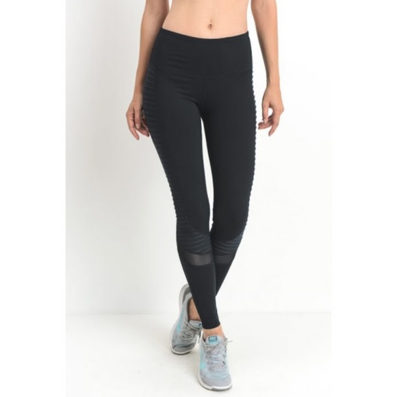 Moto Glide Mesh Full Leggings - Picture 3 of 6